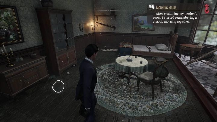 Użyjcie trybu koncentracji, aby odkryć wszystko, co kryje przed Wami pokój - Sherlock Holmes Chapter One: Matczyna miłość, Pokój Violet - solucja - Sherlock Holmes Chapter One - poradnik do gry