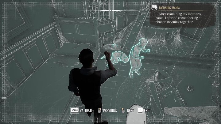 Idąc dalej zobaczycie przerażonego Sherlocka leżącego na podłodze - Sherlock Holmes Chapter One: Matczyna miłość, Pokój Violet - solucja - Sherlock Holmes Chapter One - poradnik do gry