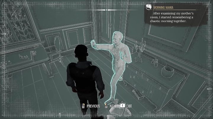 Ostatnią postacią w tym pomieszczeniu jest brat Sherlocka, który stoi przy komodzie - Sherlock Holmes Chapter One: Matczyna miłość, Pokój Violet - solucja - Sherlock Holmes Chapter One - poradnik do gry