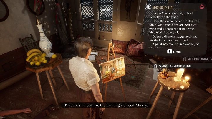 4 - Sherlock Holmes Chapter One: Muza z zagranicy, Apartament malarza - solucja - Sherlock Holmes Chapter One - poradnik do gry