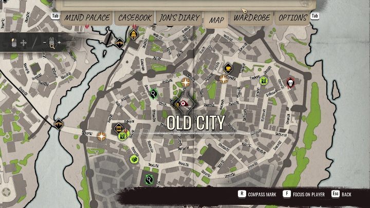 Udajcie się w okolice rynku w Old City - Sherlock Holmes Chapter One: Muza z zagranicy, Poszukiwania ciężarnej - solucja - Sherlock Holmes Chapter One - poradnik do gry