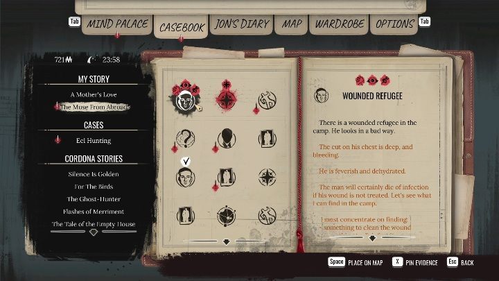 Za jednym z budynków znajdziecie rannego mężczyznę - Sherlock Holmes Chapter One: Muza z zagranicy, Obóz dla uchodźców - solucja - Sherlock Holmes Chapter One - poradnik do gry