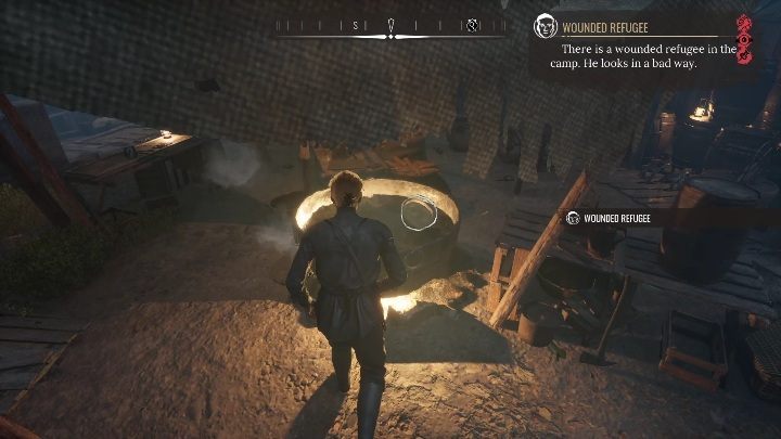 Kolejną rzeczą, którą musicie zebrać jest czysta, gorąca woda - Sherlock Holmes Chapter One: Muza z zagranicy, Obóz dla uchodźców - solucja - Sherlock Holmes Chapter One - poradnik do gry