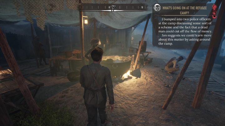 Po rozwiązaniu sprawy w obozie dla uchodźców, należy odnaleźć kobietę, której zdjęcie widzieliście w apartamencie malarza - Sherlock Holmes Chapter One: Muza z zagranicy, Neila - solucja, opis przejścia - Sherlock Holmes Chapter One - poradnik do gry