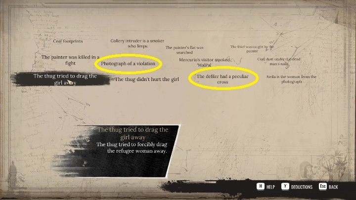 Po rozmowie z kobietą musicie połączyć kilka zdobytych faktów - Sherlock Holmes Chapter One: Muza z zagranicy, Neila - solucja, opis przejścia - Sherlock Holmes Chapter One - poradnik do gry