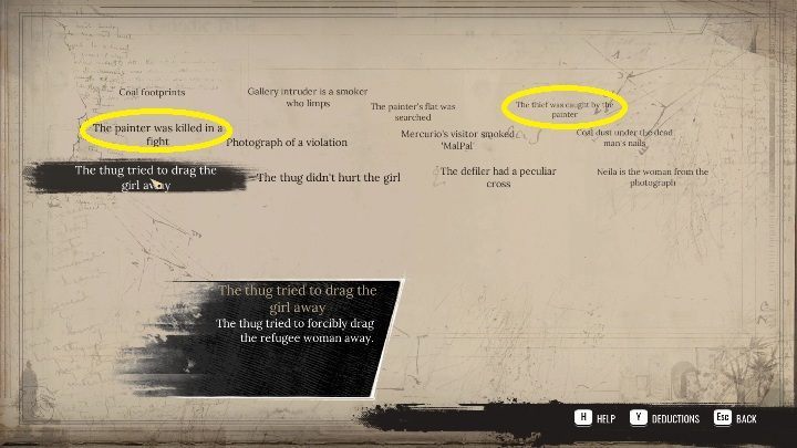 Wróćmy na chwilę do malarza i tego co znaleźliście w jego mieszkaniu - Sherlock Holmes Chapter One: Muza z zagranicy, Neila - solucja, opis przejścia - Sherlock Holmes Chapter One - poradnik do gry