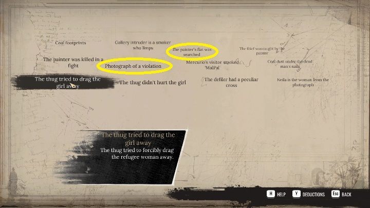 Kolejne właściwe połączenie to - Sherlock Holmes Chapter One: Muza z zagranicy, Neila - solucja, opis przejścia - Sherlock Holmes Chapter One - poradnik do gry