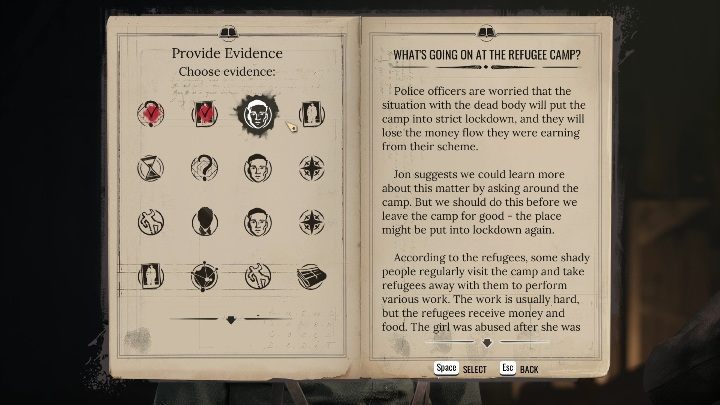 Aby zakończyć sprawę w obozie musicie porozmawiać z policjantem - Sherlock Holmes Chapter One: Muza z zagranicy, Neila - solucja, opis przejścia - Sherlock Holmes Chapter One - poradnik do gry