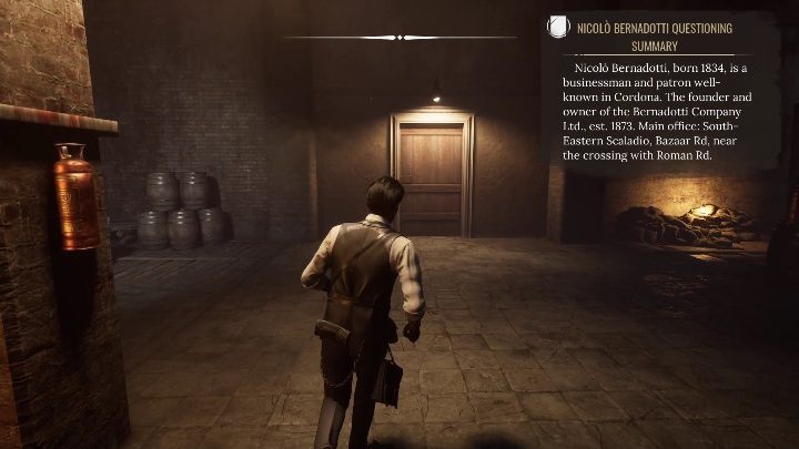 Po eliminacji przeciwników udajcie się do biura mężczyzny - Sherlock Holmes Chapter One: Muza z zagranicy, Norton i Bernadotti - solucja - Sherlock Holmes Chapter One - poradnik do gry