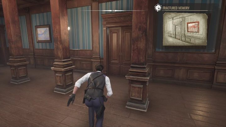 Ślady doprowadzą was do gabinetu osobliwości, ten znajduje się za pierwszymi drzwiami po lewej stronie - Sherlock Holmes Chapter One: Matczyna miłość, Gabinet osobliwości - solucja - Sherlock Holmes Chapter One - poradnik do gry