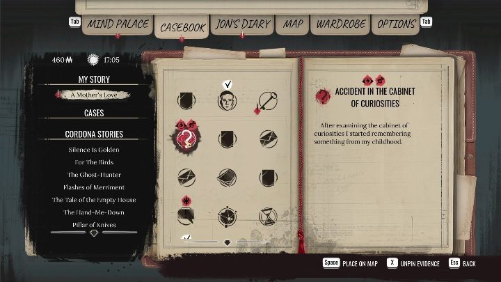 5 - Sherlock Holmes Chapter One: Matczyna miłość, Gabinet osobliwości - solucja - Sherlock Holmes Chapter One - poradnik do gry