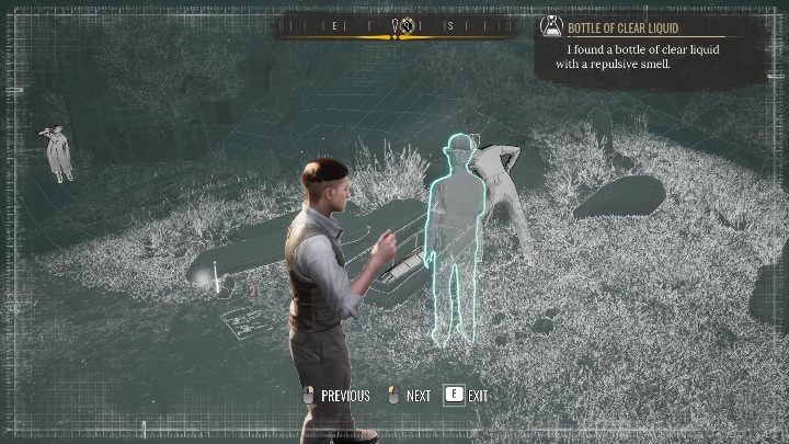 5 miejsce: Po prawej stronie trumny znaleźć powinien się pan z cylindrem na głowie, stojący prosto - Sherlock Holmes Chapter One: Co zrobiono w ukryciu - solucja, opis przejścia - Sherlock Holmes Chapter One - poradnik do gry