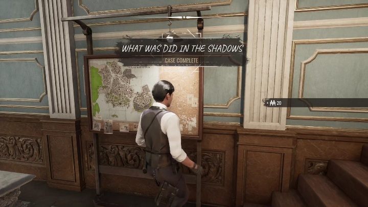 Sprawę Kozioł ofiarny (The Scapegoat) musicie zebrać zadanie z tablicy na komisariacie policji - Sherlock Holmes Chapter One: Kozioł ofiarny - solucja, opis przejścia - Sherlock Holmes Chapter One - poradnik do gry