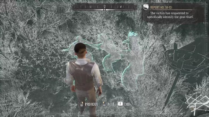 4 miejsce: Za skałą znajdziecie 4 osoby, skupcie się na tej po prawej stronie - Sherlock Holmes Chapter One: Kozioł ofiarny - solucja, opis przejścia - Sherlock Holmes Chapter One - poradnik do gry