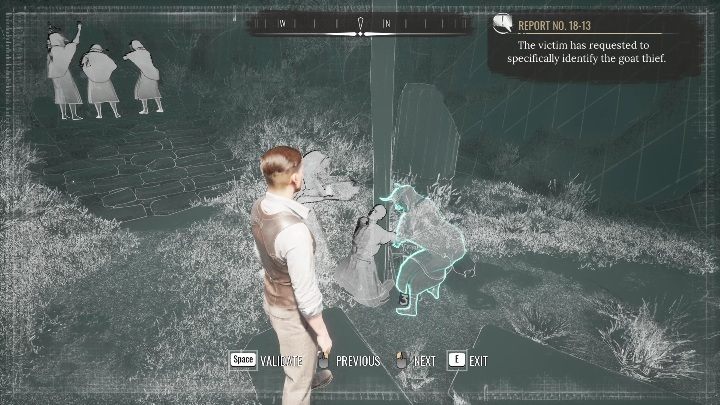 5 miejsce: Przy słupie kobiety poiły mężczyznę winem, wybierzcie kobietę z maską byka - Sherlock Holmes Chapter One: Kozioł ofiarny - solucja, opis przejścia - Sherlock Holmes Chapter One - poradnik do gry