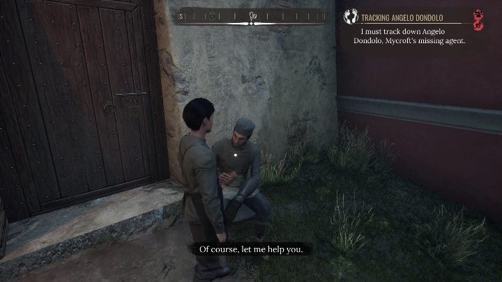 Po zbadaniu śladów na ziemi musicie się przebrać - Sherlock Holmes Chapter One: Zaginiony sklepikarz - solucja, sprawy Mycrofta - Sherlock Holmes Chapter One - poradnik do gry