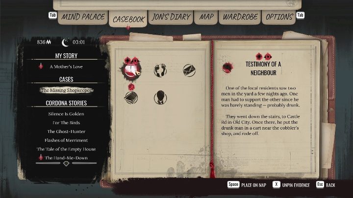 4 - Sherlock Holmes Chapter One: Zaginiony sklepikarz - solucja, sprawy Mycrofta - Sherlock Holmes Chapter One - poradnik do gry