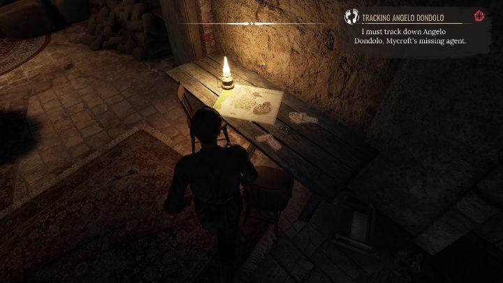 Kolejny stół znajdziecie po lewej stronie - Sherlock Holmes Chapter One: Zaginiony sklepikarz - solucja, sprawy Mycrofta - Sherlock Holmes Chapter One - poradnik do gry