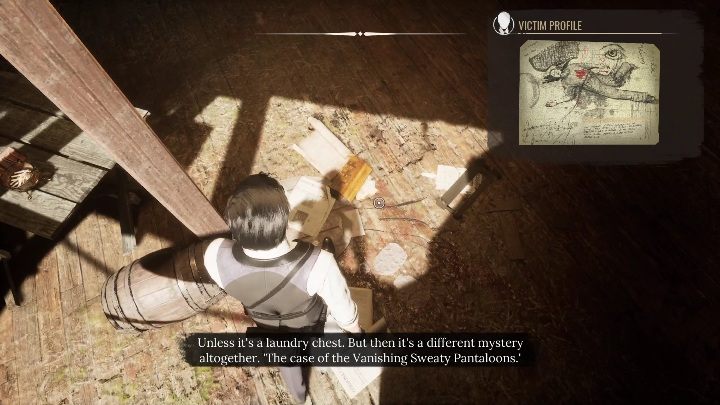 Kolejnym zadaniem będzie spojrzenie na podłogę - Sherlock Holmes Chapter One: Miłość, śmierć, i Cordona - solucja, opis przejścia - Sherlock Holmes Chapter One - poradnik do gry