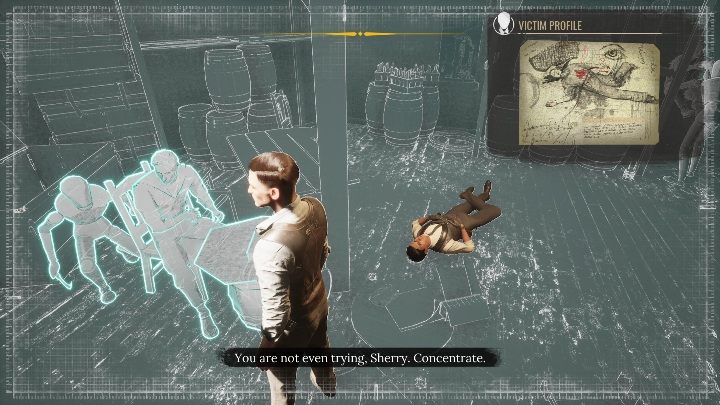 Po zebraniu wszystkich dowodów, możecie przeprowadzić rekonstrukcję zdarzeń - Sherlock Holmes Chapter One: Miłość, śmierć, i Cordona - solucja, opis przejścia - Sherlock Holmes Chapter One - poradnik do gry