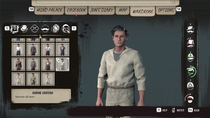 Czas przebrać się w strój pasujący do marynarzy i pracowników na morzu - Sherlock Holmes Chapter One: Miłość, śmierć, i Cordona - solucja, opis przejścia - Sherlock Holmes Chapter One - poradnik do gry