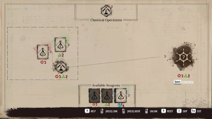 Ostatnim krokiem jest połączenie wszystkiego z nieznaną substancją - Sherlock Holmes Chapter One: Analizy chemiczne - jak przejść? - Sherlock Holmes Chapter One - poradnik do gry