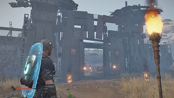 Główne wejście do Krateru jest w jego południowej części, obok teleportera - Elex 2: Główne miasta ze świata gry - gdzie są? - Elex 2 - poradnik do gry