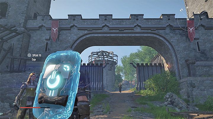 Podczas pierwszej wizyty w Zamku Alex zatrzyma Was przy próbie skorzystania z jego głównego wschodniego wejścia - Elex 2: Główne miasta ze świata gry - gdzie są? - Elex 2 - poradnik do gry