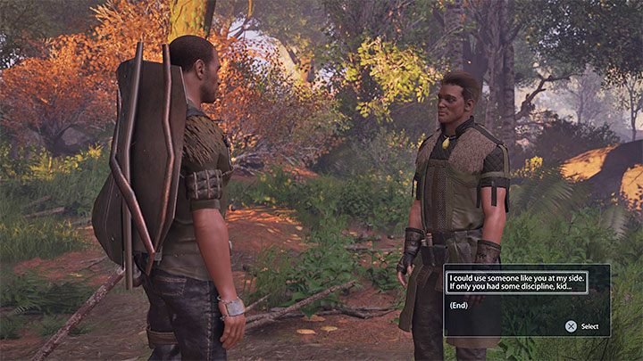 Po odbyciu wstępnej rozmowy z Foxem możecie wybrać opcję dialogową, że przydałby się Wam taki sojusznik, jak on - Elex 2: Towarzysze - Fox - Elex 2 - poradnik do gry