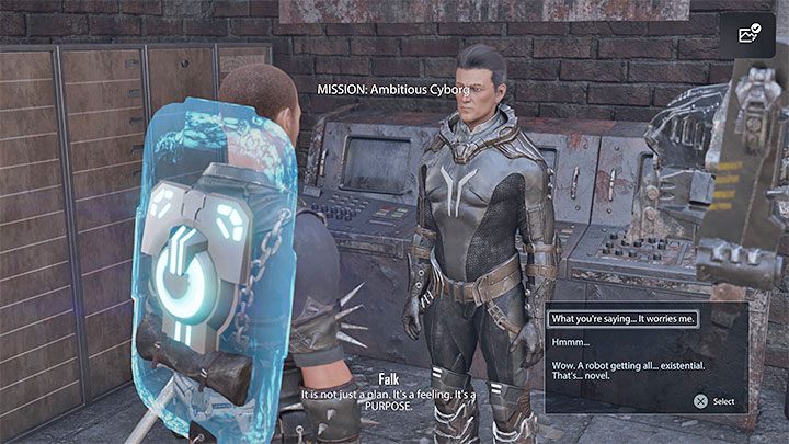 Podczas spotkania z Falkiem przypomniane zostaną wcześniejsze relacje z nim i dowiecie się też dlaczego nie przebywa razem z Klerykami - Elex 2: Towarzysze - Falk - Elex 2 - poradnik do gry