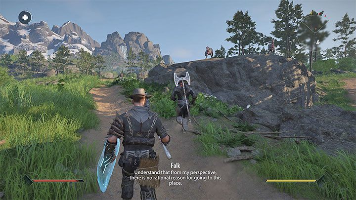 Na sam koniec rozmowy będziecie musieli wyruszyć we wspólną podróż, która zakłada podążanie za Falkiem - Elex 2: Towarzysze - Falk - Elex 2 - poradnik do gry