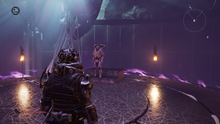 Wejdźcie na podest i porozmawiajcie z postacią imieniem Tayaac - Elex 2: Siła woli i transformacja - solucja, opis przejścia - Elex 2 - poradnik do gry