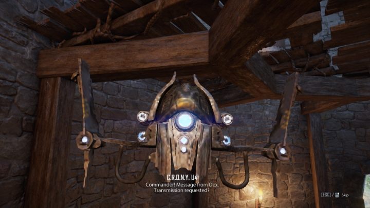 Po upływie około jednego dnia, CRONY U4 powiadomi Was o wiadomości od Dexa - Elex 2: Dziwne głosy - solucja, opis przejścia - Elex 2 - poradnik do gry