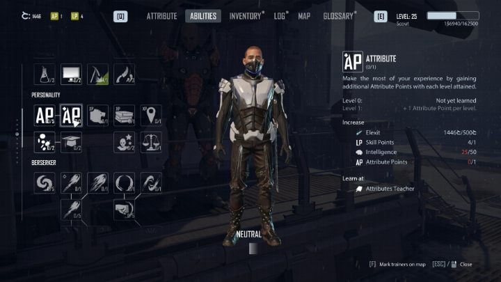 W Elex 2 jest też kilka sposobów na szybsze zdobywanie punktów atrybutów - Elex 2: Rozwój postaci - awansowanie, atrybuty, zdobywanie umiejętności - Elex 2 - poradnik do gry