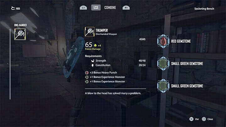 Możecie ulepszać tylko te bronie, które posiadają wolne gniazda (sloty) - Elex 2: Crafting (rzemiosło) - odblokowanie, rodzaje craftingu - Elex 2 - poradnik do gry