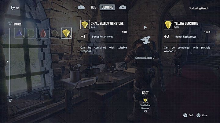 Możecie również ulepszać kamienie i dokonuje się tego w osobnej zakładce okna craftingu - Elex 2: Crafting (rzemiosło) - odblokowanie, rodzaje craftingu - Elex 2 - poradnik do gry