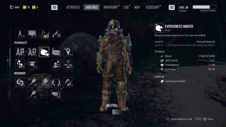 Zdobywanie doświadczenie możecie przyspieszyć poprzez zakup odpowiednich umiejętności z drzewka Postać (Personality) - Elex 2: Doświadczenie - jak szybko zdobywać? - Elex 2 - poradnik do gry