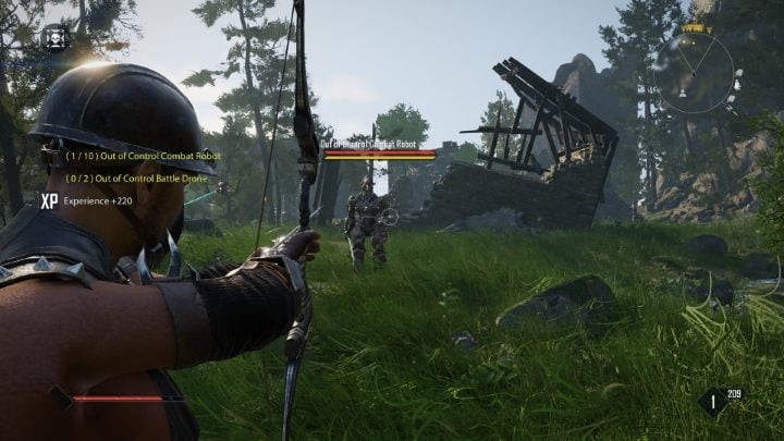 Na miejscu spotkacie 10 robotów bojowych i 2 drony - Elex 2: Szał maszyn - solucja, opis przejścia - Elex 2 - poradnik do gry