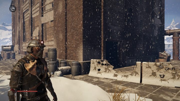 Na miejscu znajdźcie ceglany budynek widoczny na powyższym obrazku - wejdźcie do niego - Elex 2: Głosy w ciemności - solucja, opis przejścia - Elex 2 - poradnik do gry