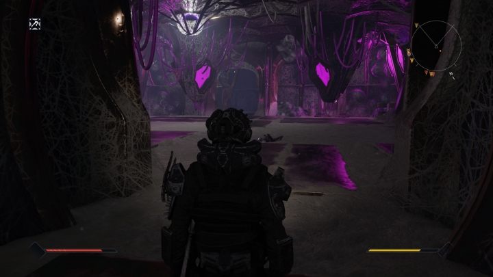 W pomieszczeniu widocznym na powyższym obrazku skierujcie się prosto, a następnie w prawo - Elex 2: Antybiotyki - solucja, opis przejścia - Elex 2 - poradnik do gry