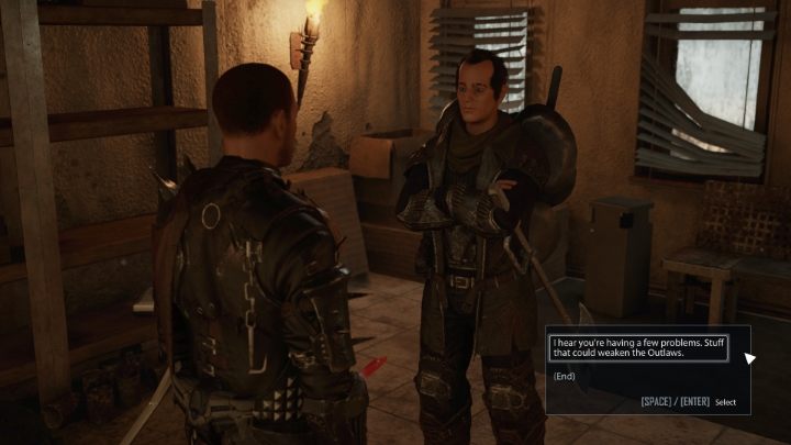 Na początku udajcie się do Baxtera w Kraterze (jego dokładna lokalizacja zostanie oznaczona na mapie) i poruszcie temat kłopotów Banitów - Elex 2: Kłopoty w dolinie - solucja, opis przejścia - Elex 2 - poradnik do gry