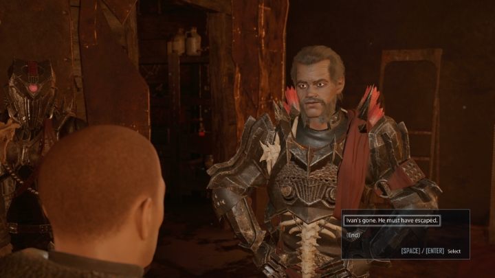 Jeśli zdecydujecie się na pomoc Ivanowi, musicie okłamać Tengisa, że Ivan wykonał wszystkie jego polecenia - Elex 2: Osąd Tengisa (Carakis) - solucja, opis przejścia - Elex 2 - poradnik do gry