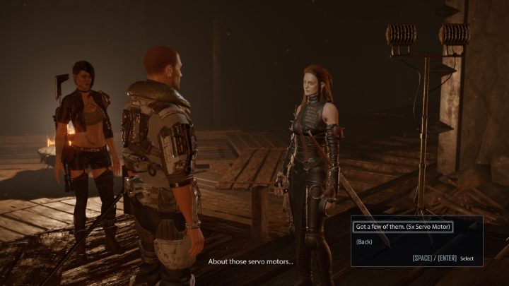 Po zdobyciu 5 Serwomotorów, wróćcie do Iviki - misja zostanie ukończona, a Wy otrzymacie 750 kryształków Elexitu - Elex 2: Serwomotory dla Iviki (Carakis) - solucja, opis przejścia - Elex 2 - poradnik do gry