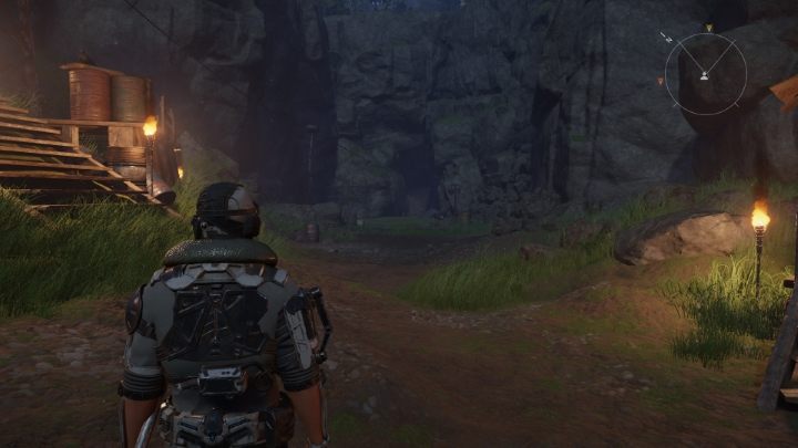 Teraz wejdźcie do wnętrza do kopalni, ale nie wchodźcie zbyt głęboko, gdyż w kopalni znajduje się gaz - Elex 2: Wstęp do Fortu (Tavar) - solucja, opis przejścia - Elex 2 - poradnik do gry