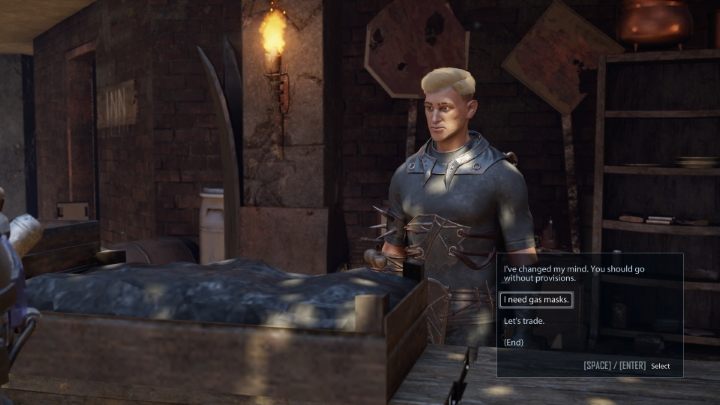 Po powrocie do Złomka i przekazaniu informacji o źródle gazu, poprosi Was o zdobycie 5 masek gazowych - Elex 2: Gaz w kopalni (Tavar) - solucja, opis przejścia - Elex 2 - poradnik do gry
