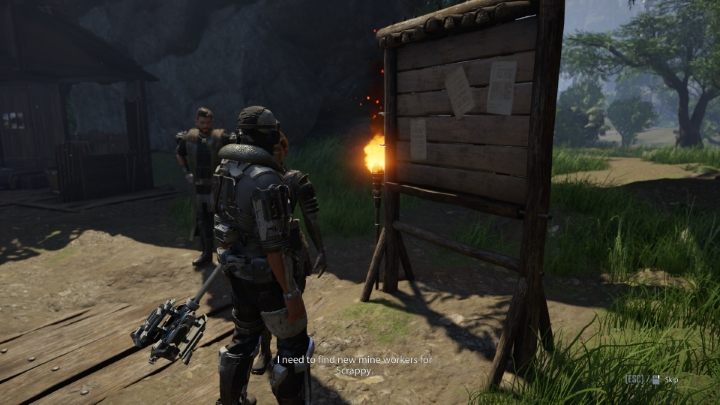 W trakcie wieszania ulotki na farmie Thorhildy, zostanie zatrzymani przez strażnika - Elex 2: Górnicy dla Złomusia (Tavar) - solucja, opis przejścia - Elex 2 - poradnik do gry