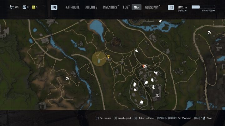 Na początek udajcie się do obszaru zaznaczonego na mapie - Elex 2: Wyeliminuj trolla (Tavar) - solucja opis przejścia - Elex 2 - poradnik do gry