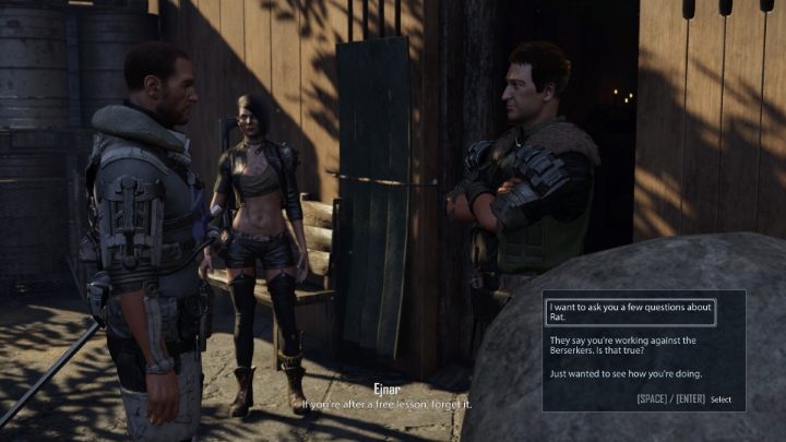 Udajcie się do Ejnara i rozpocznijcie rozmowę na temat Szczura - Elex 2: Paranoja Szczura (Tavar) - solucja opis przejścia - Elex 2 - poradnik do gry