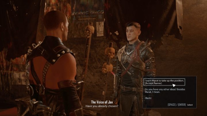 Poinformujcie Głos Jaxa o decyzji i udajcie się z nim do Bahadura - Elex 2: Prawa ręka Bahadura - Elex 2 - poradnik do gry