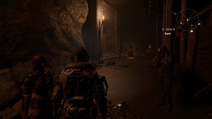 Po przegranej skierujcie się do lewego korytarza (na tym samym poziomie, na którym walczyliście z Jagunem) i idźcie cały czas prosto, aż traficie do wejścia prowadzącego w dół - Elex 2: Zawody Gosty (Carakis) - solucja, opis przejścia - Elex 2 - poradnik do gry